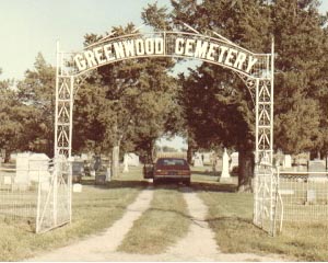 Greenwood Cemetery located in the Doniphan/Trumbull, Nebraska area.
